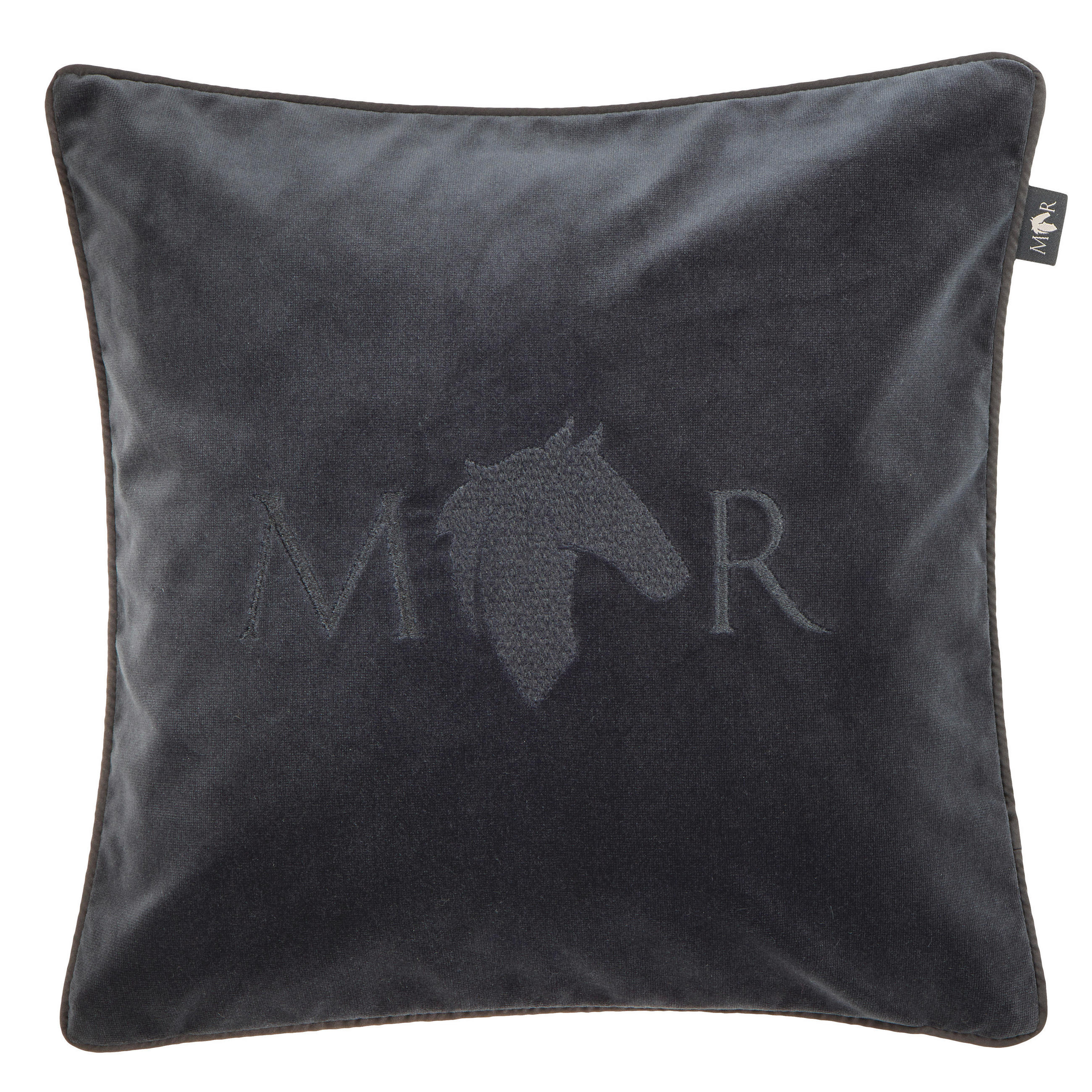 KISSENHÜLLE Marcel.Remus.Design- Manacor schwarz 40/40 cm  - Schwarz, Design, Textil (40/40cm) - Marcel Remus