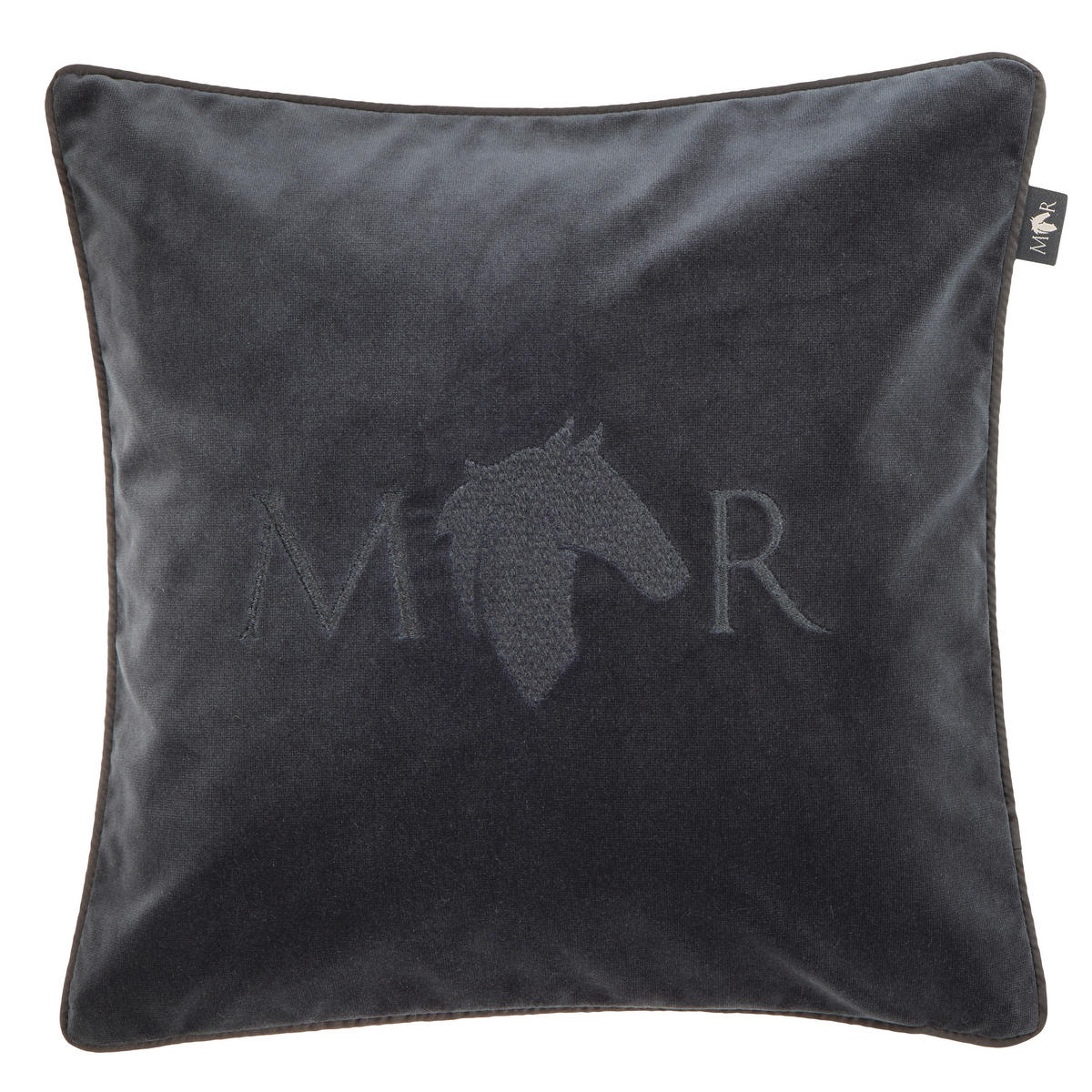 KISSENHÜLLE Marcel.Remus.Design- Manacor schwarz 40/40 cm  - Schwarz, Design, Textil (40/40cm)