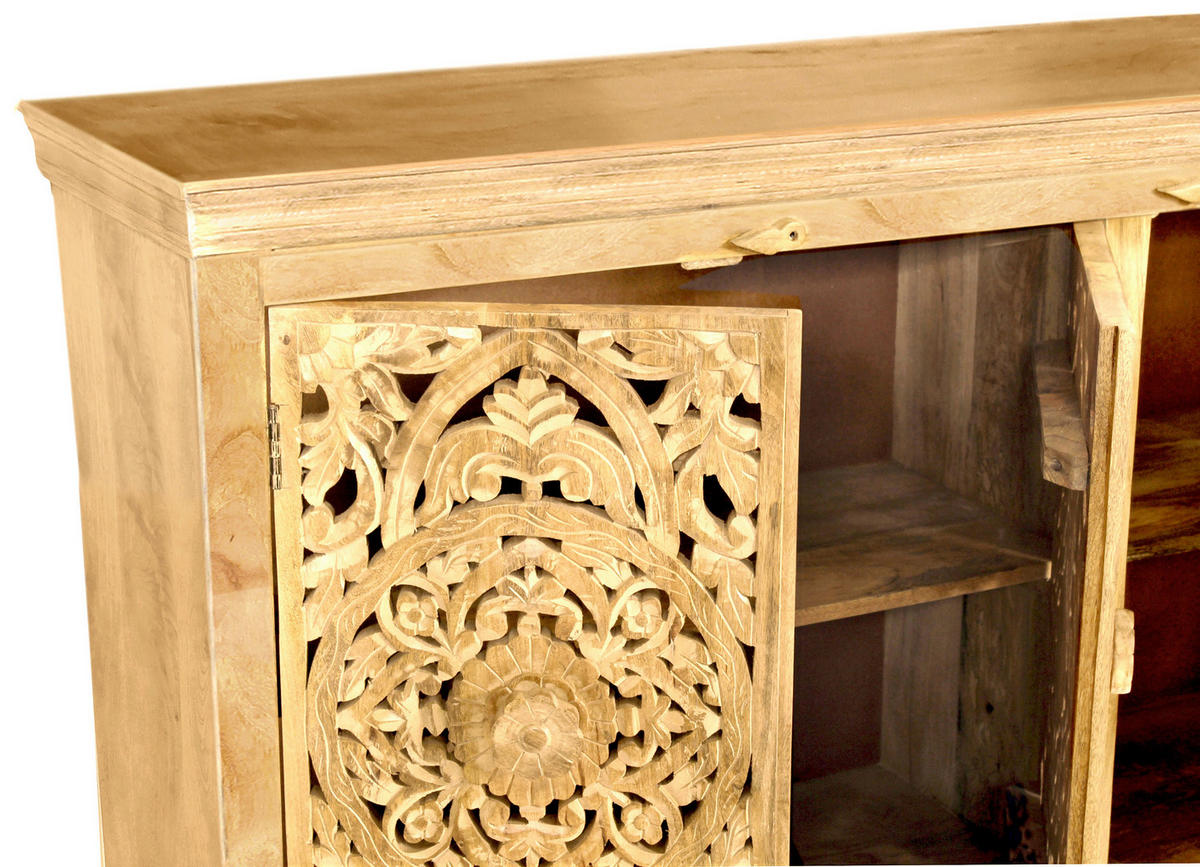 SIDEBOARD 140/90/40 cm  - Naturfarben, Design, Holz (140/90/40cm) - MID.YOU