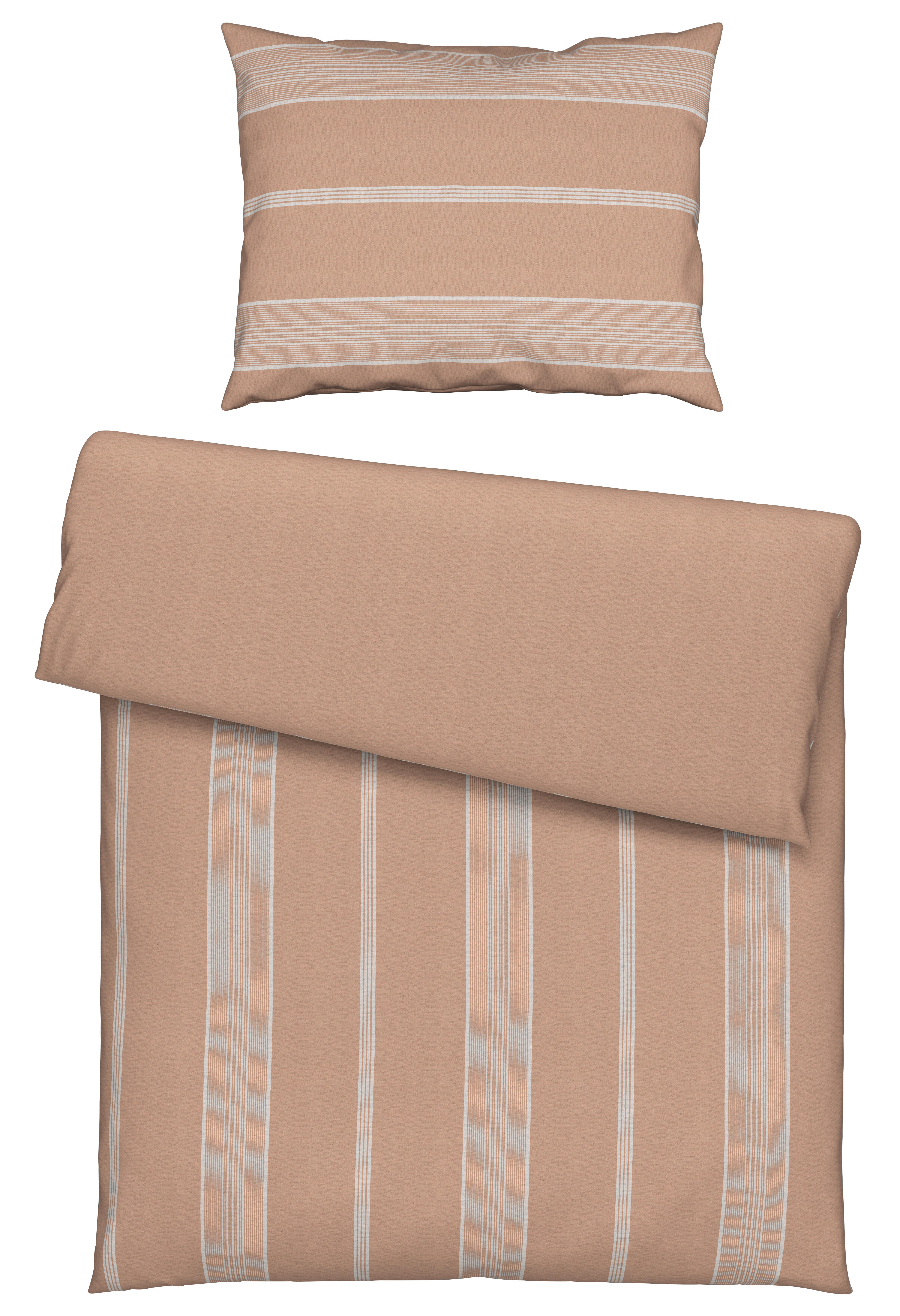 POVLEČENÍ, flanel, pískové barvy, 140/200 cm - pískové barvy, Konvenční, textil (140/200cm) - Esposa