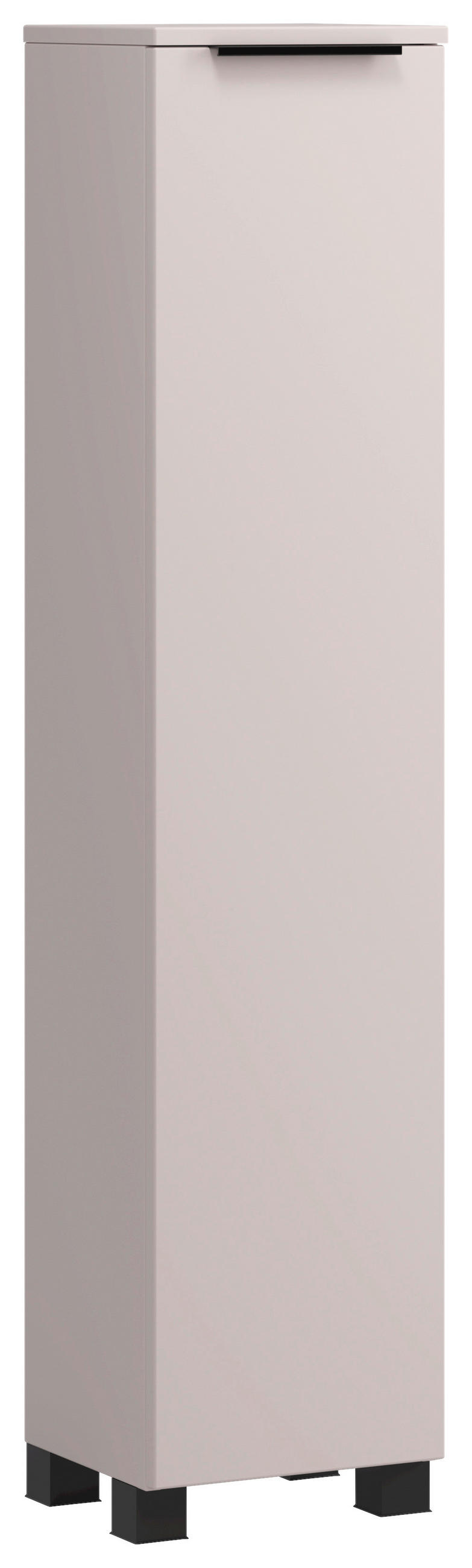 MIDISCHRANK 30/130/35 cm  - Kaschmir/Schwarz, Modern, Holzwerkstoff/Kunststoff (30/130/35cm) - Held