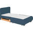 SCHLAFSESSEL Petrol - Chromfarben/Petrol, Design, Textil/Metall (94/86/83cm) - NOVEL