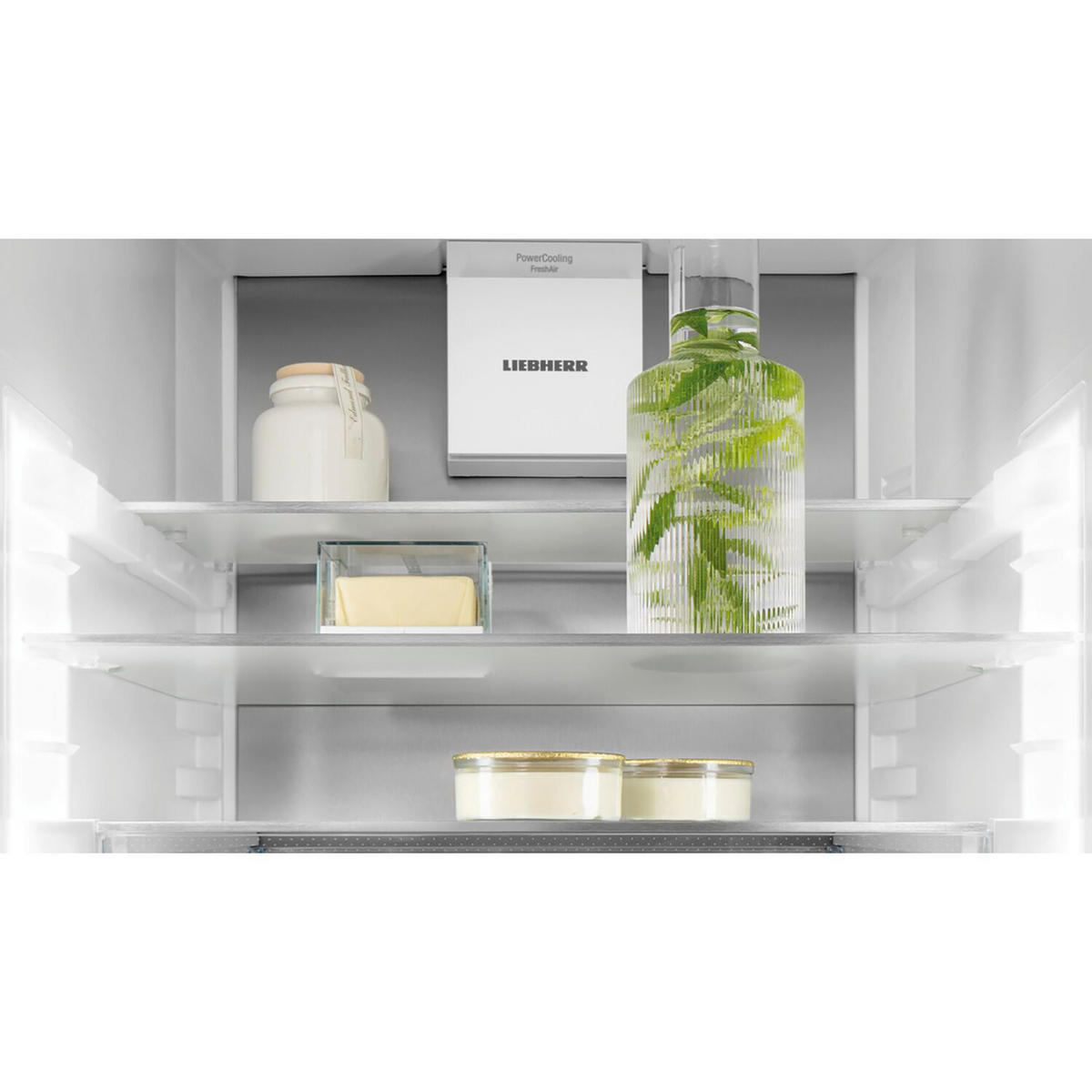 KÜHL-GEFRIER-KOMBINATION ICBNC5623  - Weiß, Basics, Glas/Kunststoff (56/194/54,6cm) - Liebherr