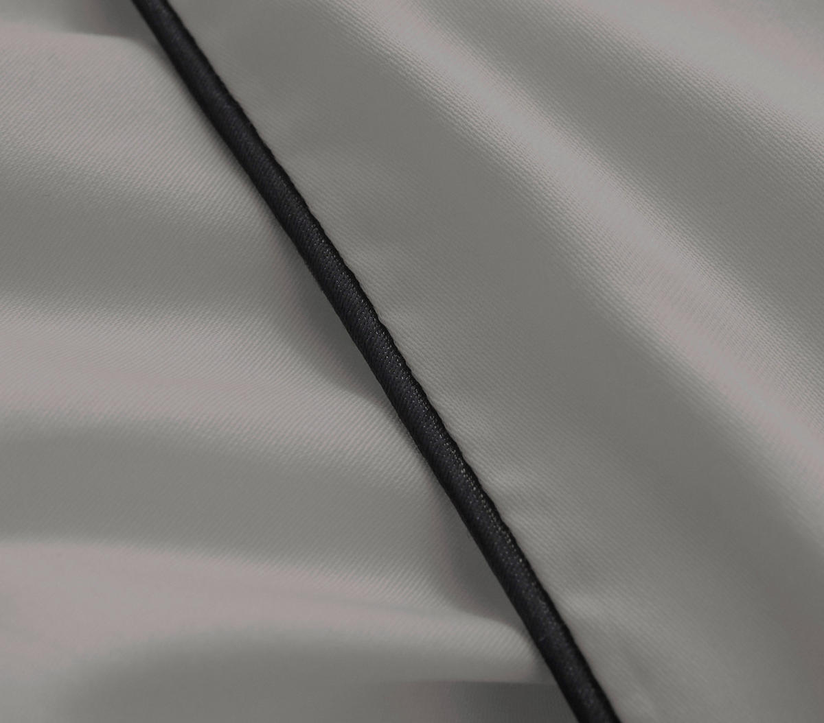 BETTWÄSCHE Schweizer Satin 200/220 cm  - Hellgrau, Basics, Textil (200/220cm) - Fleuresse