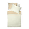 KÉTOLDALAS ÁGYNEMŰHUZAT 140/200 cm  - krémszínű/homok, Basics, textil (140/200cm) - Fleuresse
