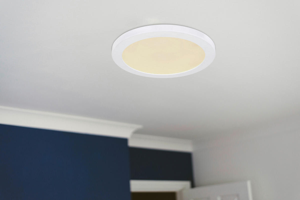 Plafonieră Cu Led 24 W  29,8/1,8 cm    - alb, Basics, plastic (29,8/1,8cm) - Boxxx