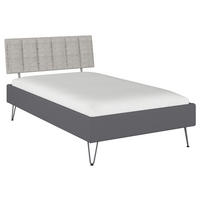 BETT 120/200 cm  in Grau  - Grau, Design, Textil/Metall (120/200cm) - Carryhome