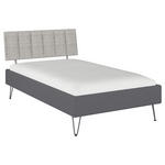 BETT 120/200 cm  in Grau  - Grau, Design, Holzwerkstoff/Textil (120/200cm) - Carryhome