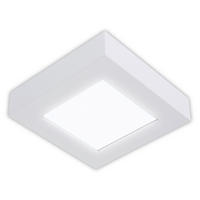 LED-DECKENLEUCHTE  17 cm  - Weiß, Design, Kunststoff/Metall (17cm) - Näve