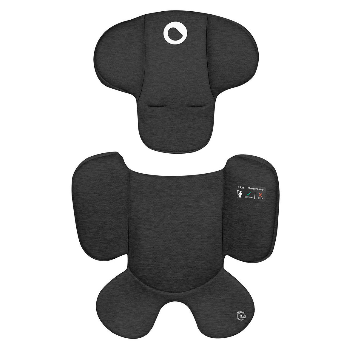 BABYSCHALE Moxie  - Schwarz, Basics, Naturmaterialien/Textil (44,5/36/67,5cm) - Lionelo
