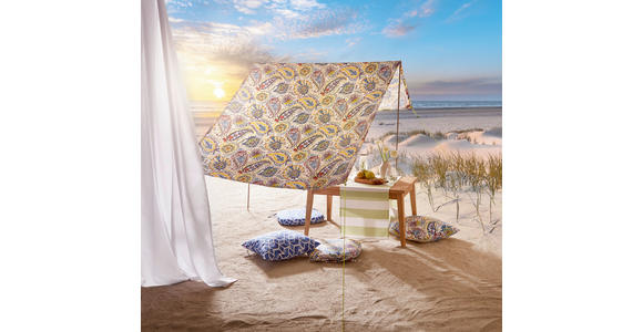 OUTDOORVORHANG blickdicht - Weiß, Basics, Textil (140/300cm) - Esposa