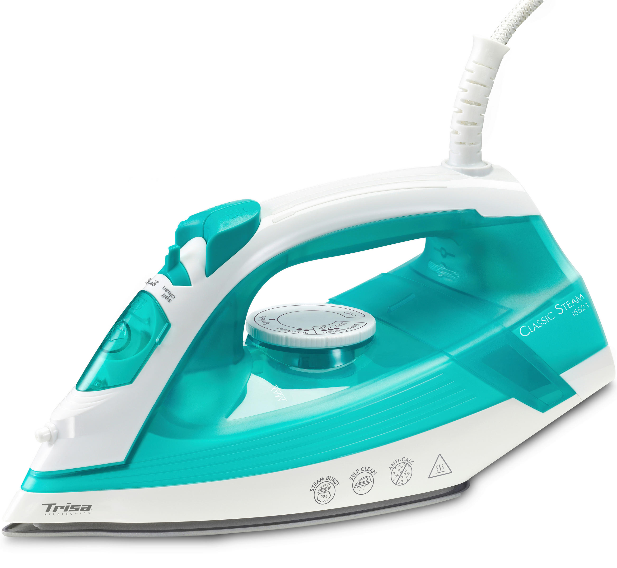 Dampfbügeleisen Classic Steam Türkis 2.000 W Mit Tropf-Stopp