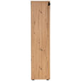 HIGHBOARD in 120/182/43 cm - Eichefarben/Schwarz, LIFESTYLE, Holzwerkstoff/Kunststoff (120/182/43cm) - Landscape