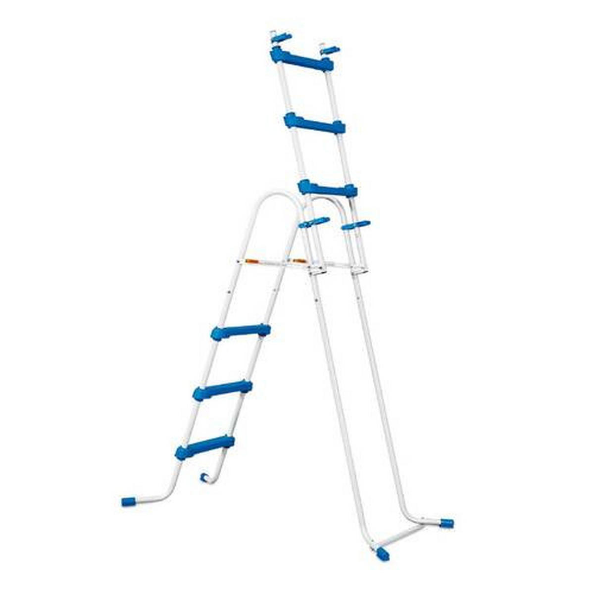 POOLLEITER  - Blau/Weiß, Basics, Metall (91cm) - Ambia Garden