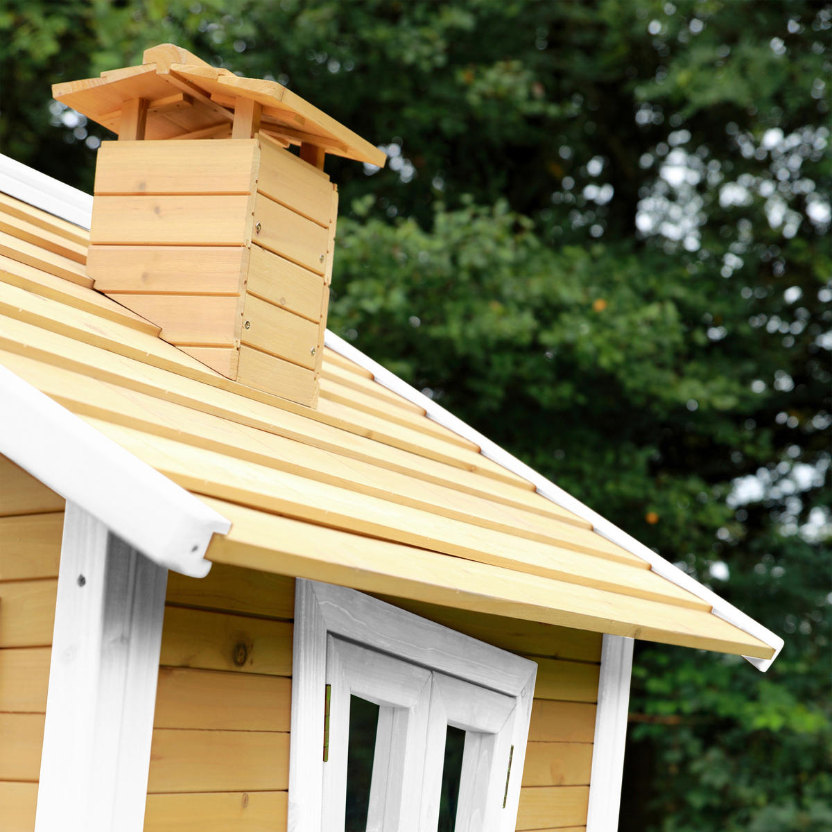 SPIELHAUS 264/203/177 cm  - Rot/Braun, KONVENTIONELL, Holz/Kunststoff (264/203/177cm) - Ambia Garden