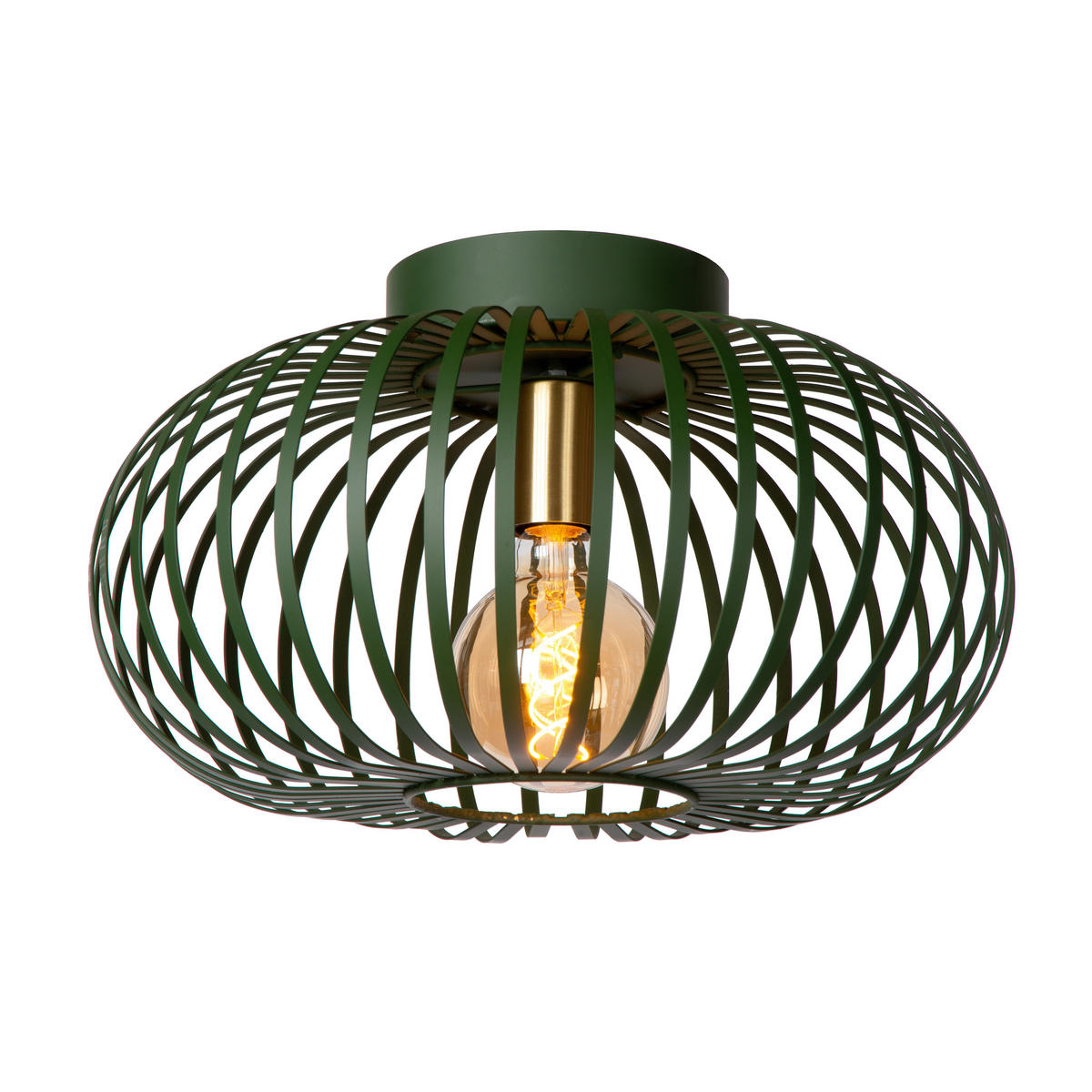 DECKENLEUCHTE    39.5/23/39.5 cm  - Grün, Design, Metall (39.5/23/39.5cm) - Lucide