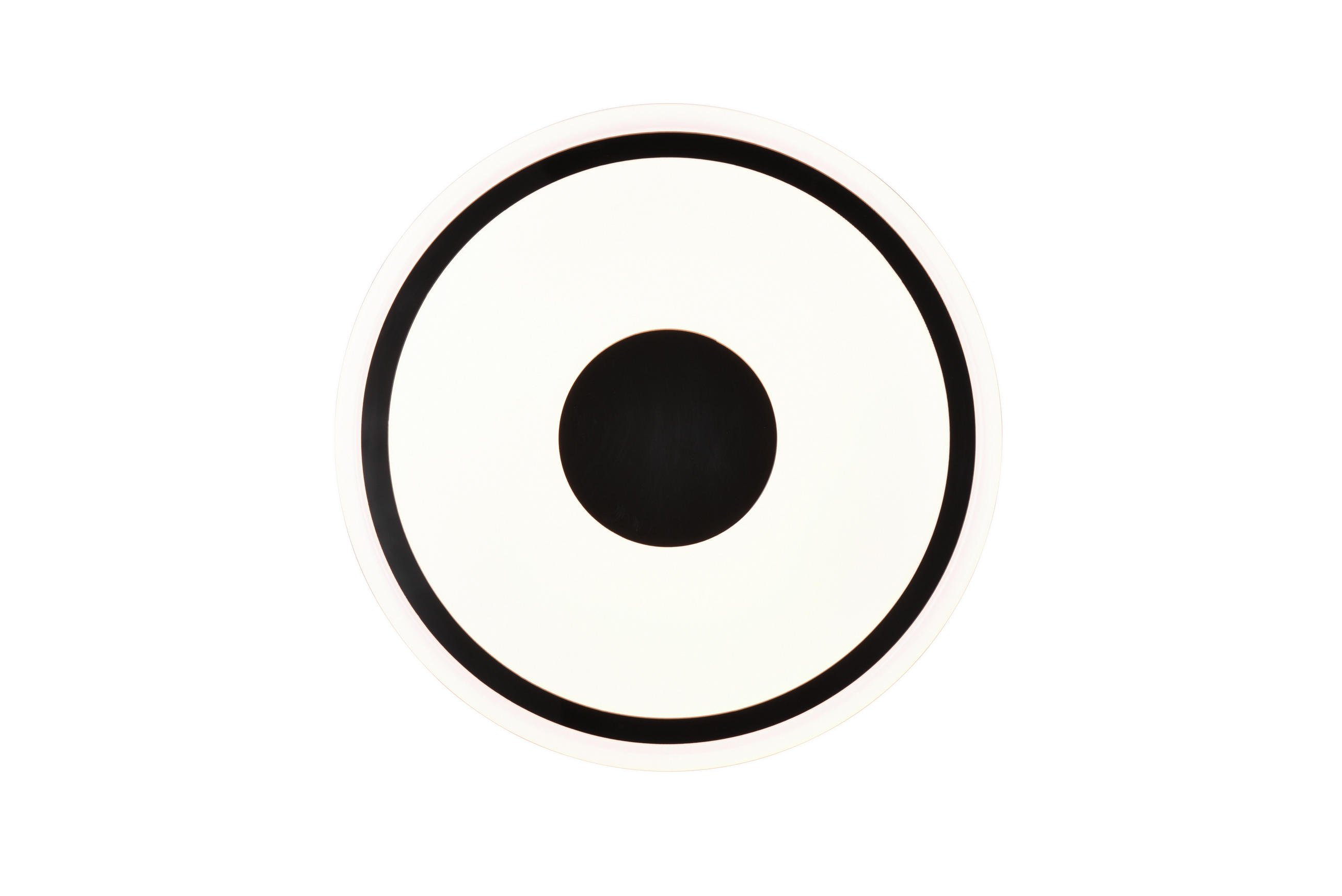 LED-DECKENLEUCHTE BUNDA 33/5 cm   - Schwarz/Weiß, KONVENTIONELL, Kunststoff (33/5cm)