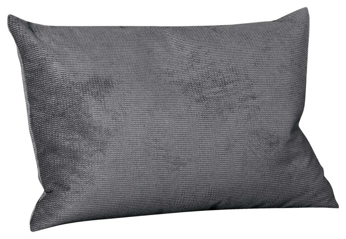 ZIERKISSEN  40/60 cm   - Anthrazit, KONVENTIONELL, Textil (40/60cm) - MID.YOU