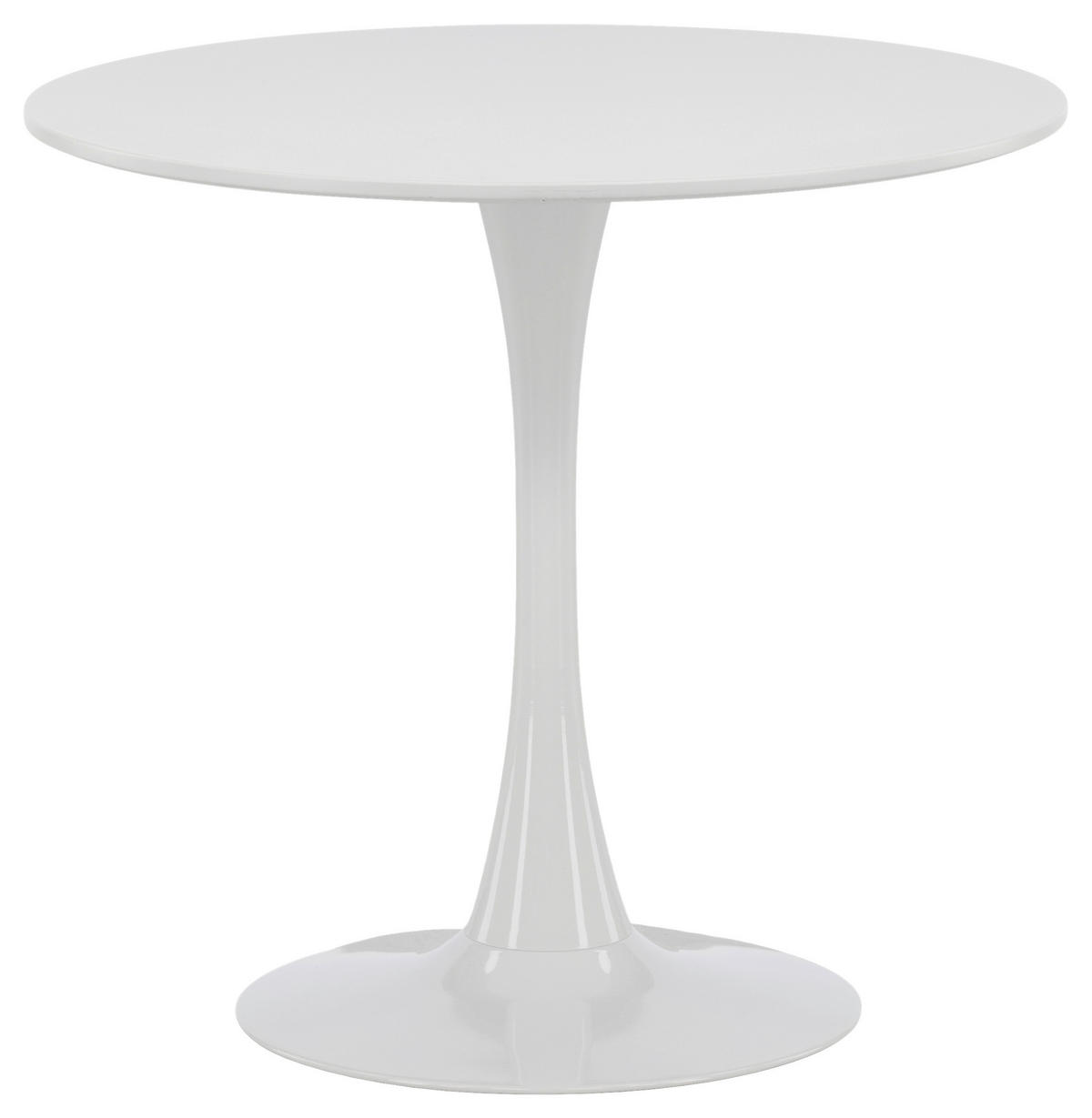 ESSTISCH in Metall, Holzwerkstoff 80/80/75 cm  - Hellgrau/Weiß, Design, Holzwerkstoff/Metall (80/80/75cm) - Livetastic