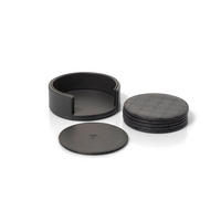 GLASUNTERSETZERSET   - Anthrazit/Schwarz, Design, Kunststoff (11,5/4,5/11,5cm) - Joop!