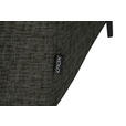ECKSOFA in Chenille Graubraun 205/280 cm - Graubraun/Schwarz, Design, Textil/Metall (205/280cm) - Xora