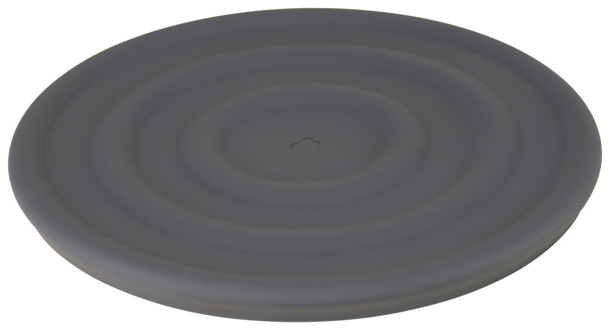 SILIKONDECKEL  - Anthrazit, Design, Kunststoff (22/1/22cm) - Leonardo