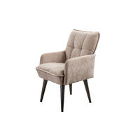 STOLICA S NASLONOM ZA RUKE  bež  drvo, tekstil, drvni materijal      - bež/crna, Moderno, drvni materijal/drvo (57/93/75cm) - Livetastic