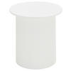 BEISTELLTISCH 40/40/41 cm Weiß rund  - Schwarz/Weiß, Design, Holzwerkstoff (40/40/41cm) - Xora