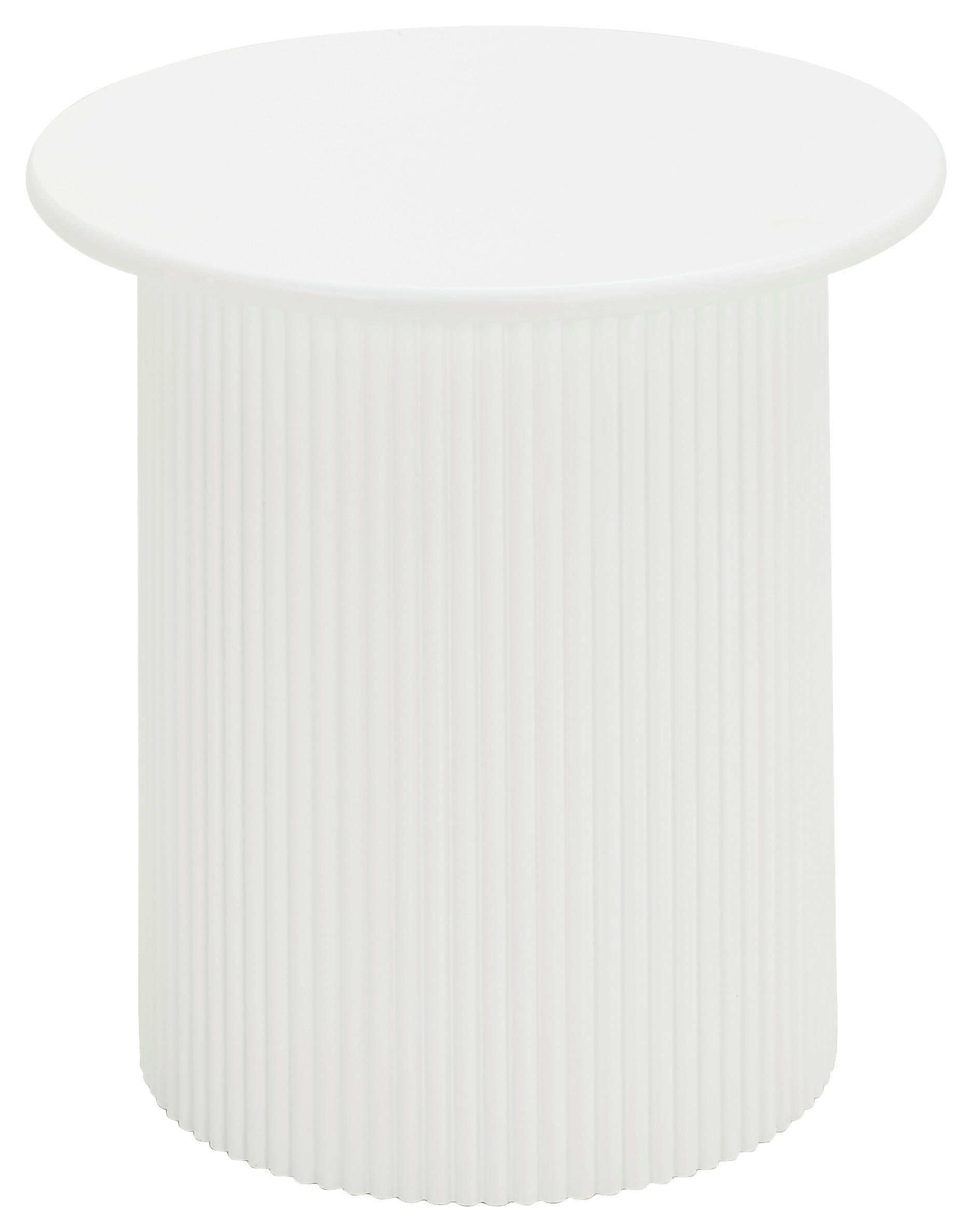 Xora PRÍRUČNÝ STOLÍK, biela, kompozitné drevo, 40/40/41 cm