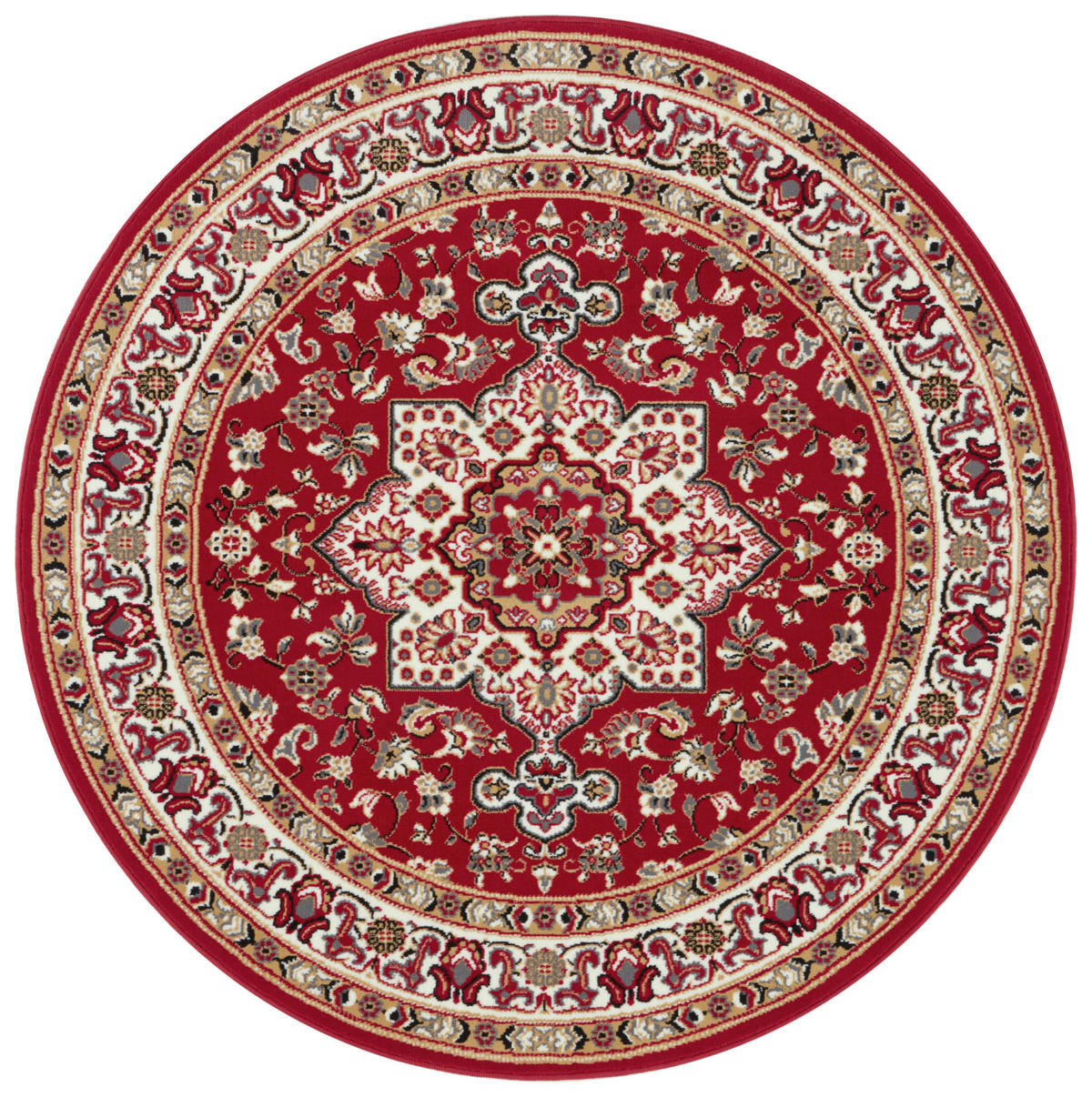 VINTAGE-TEPPICH 160 cm Mirkan Multicolor, Rot  - Rot/Multicolor, Basics, Kunststoff/Textil (160cm)