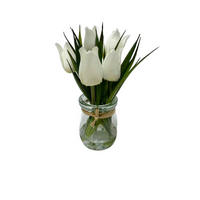 KUNSTBLUME - Creme/Weiß, LIFESTYLE (16cm)