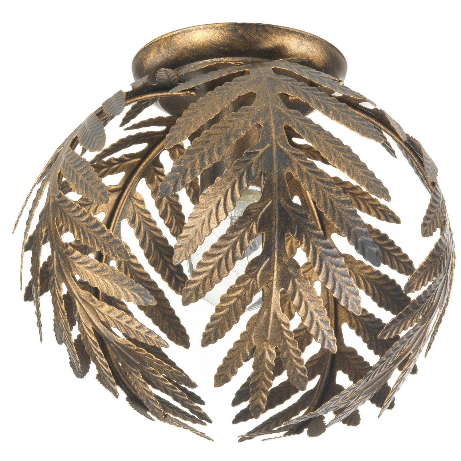 DECKENLEUCHTE 25/23 cm   - Bronzefarben, KONVENTIONELL, Metall (25/23cm)