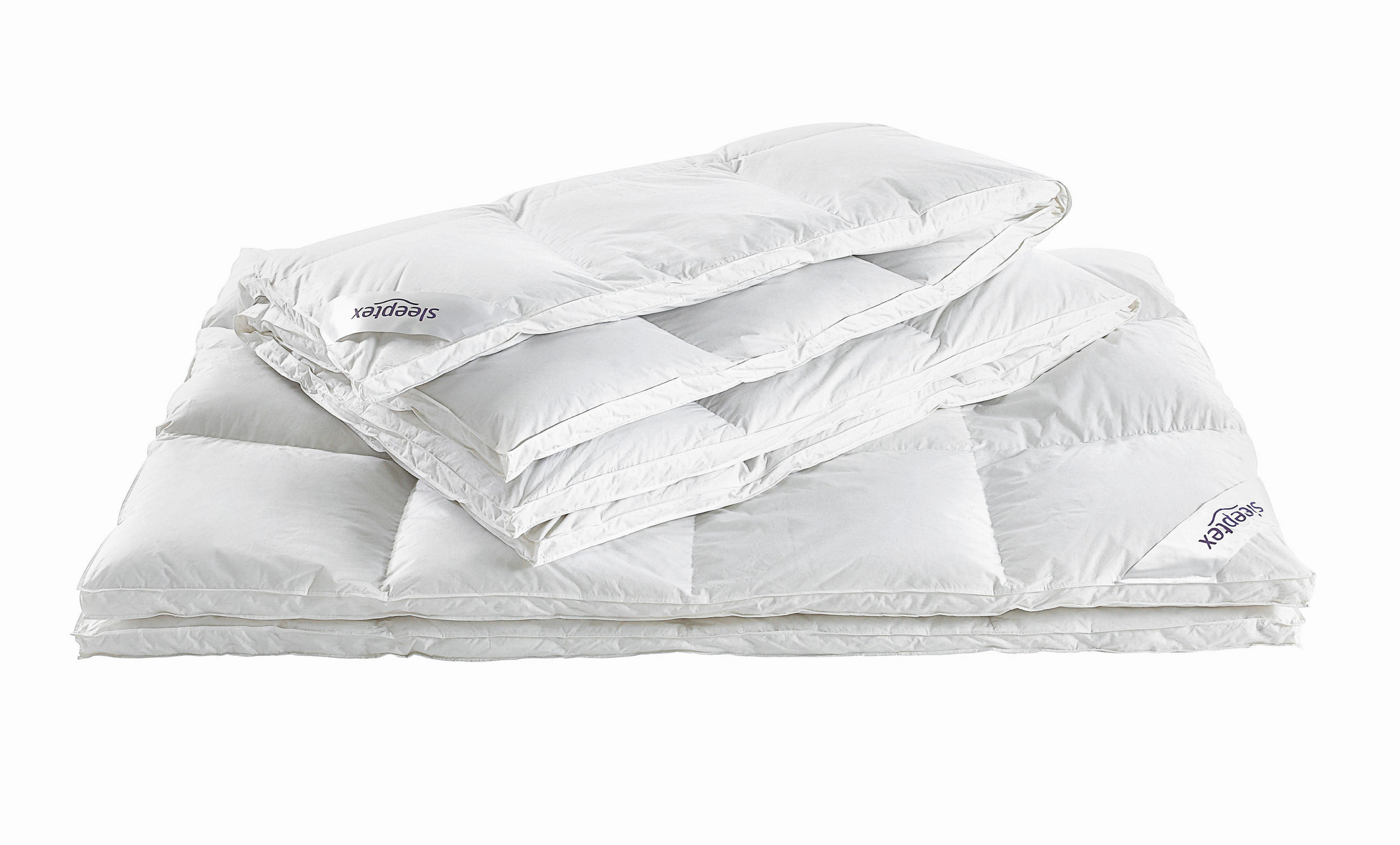 WINTERDECKE  140/200 cm 100 % Daunen  - Weiß, Basics, Textil (140/200cm) - Sleeptex