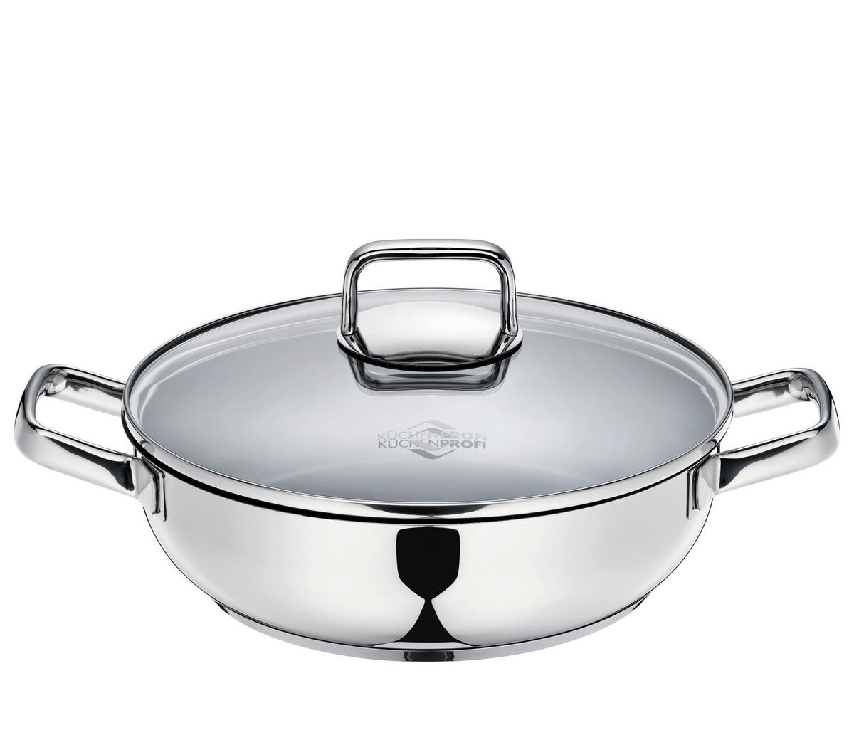 BRATPFANNE PISA ILAG®-Antihaftbeschichtung 28 cm  - Silberfarben, Basics, Glas/Metall (28cm) - KÜCHENPROFI