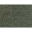 BIGSOFA  in Flachgewebe, Leinenoptik Olivgrün  - Schwarz/Olivgrün, Design, Textil/Metall (262/66/113cm) - Belluti