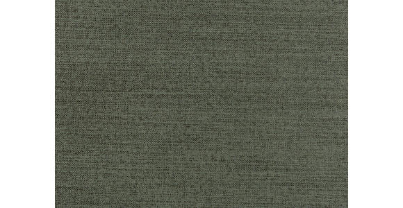 BIGSOFA  in Flachgewebe, Leinenoptik Olivgrün  - Schwarz/Olivgrün, Design, Textil/Metall (262/66/113cm) - Belluti
