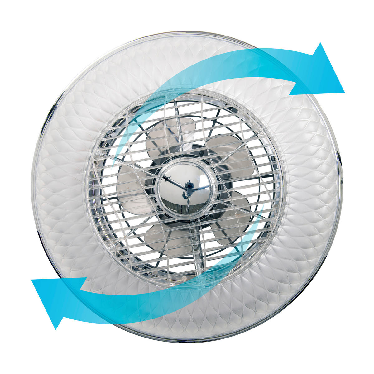 DECKENVENTILATOR 55/20 cm   - Weiß, Design, Kunststoff (55/20cm) - Näve