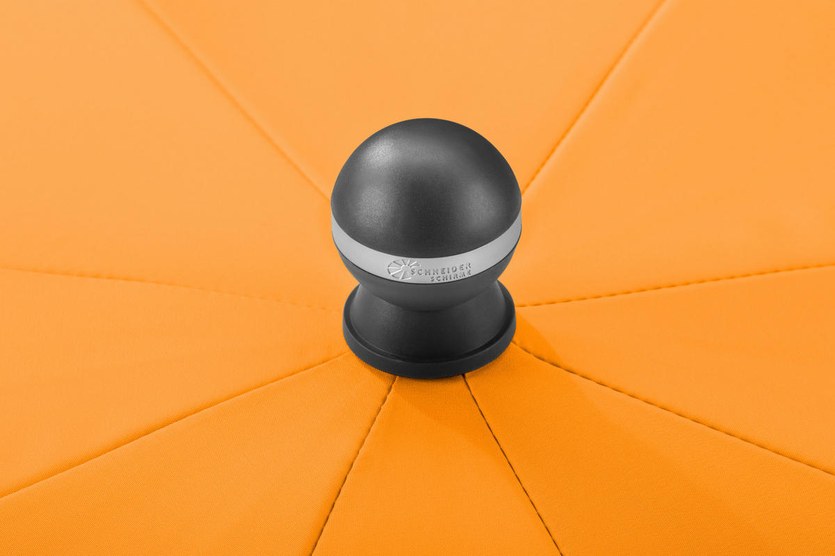 SONNENSCHIRM   - Silberfarben/Orange, Basics, Textil/Metall (150/220/150cm) - Schneider