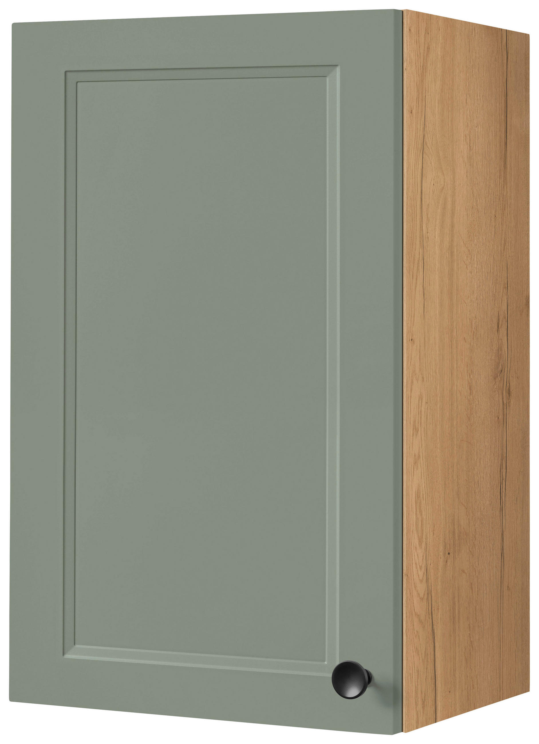 KÜCHENOBERSCHRANK 45/72/35 cm in Grün, Eichefarben - Eichefarben/Schwarz, MODERN, Holzwerkstoff/Metall (45/72/35cm) - Nobilia