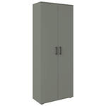 SCHUHSCHRANK 70/178,9/33,4 cm  - Schwarz/Grün, KONVENTIONELL, Holzwerkstoff/Kunststoff (70/178,9/33,4cm) - Xora