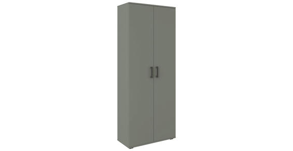 SCHUHSCHRANK 70/178,9/33,4 cm - Schwarz/Grün, KONVENTIONELL, Holzwerkstoff/Kunststoff (70/178,9/33,4cm) - Xora