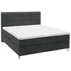 BOXSPRINGBETT 160/200 cm  in Anthrazit  - Chromfarben/Anthrazit, Konventionell, Kunststoff/Textil (160/200cm) - Voleo