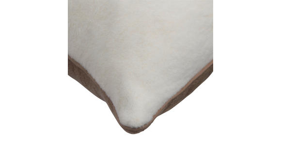 ZIERKISSEN  45/45 cm   - Taupe/Weiß, KONVENTIONELL, Textil (45/45cm) - Novel