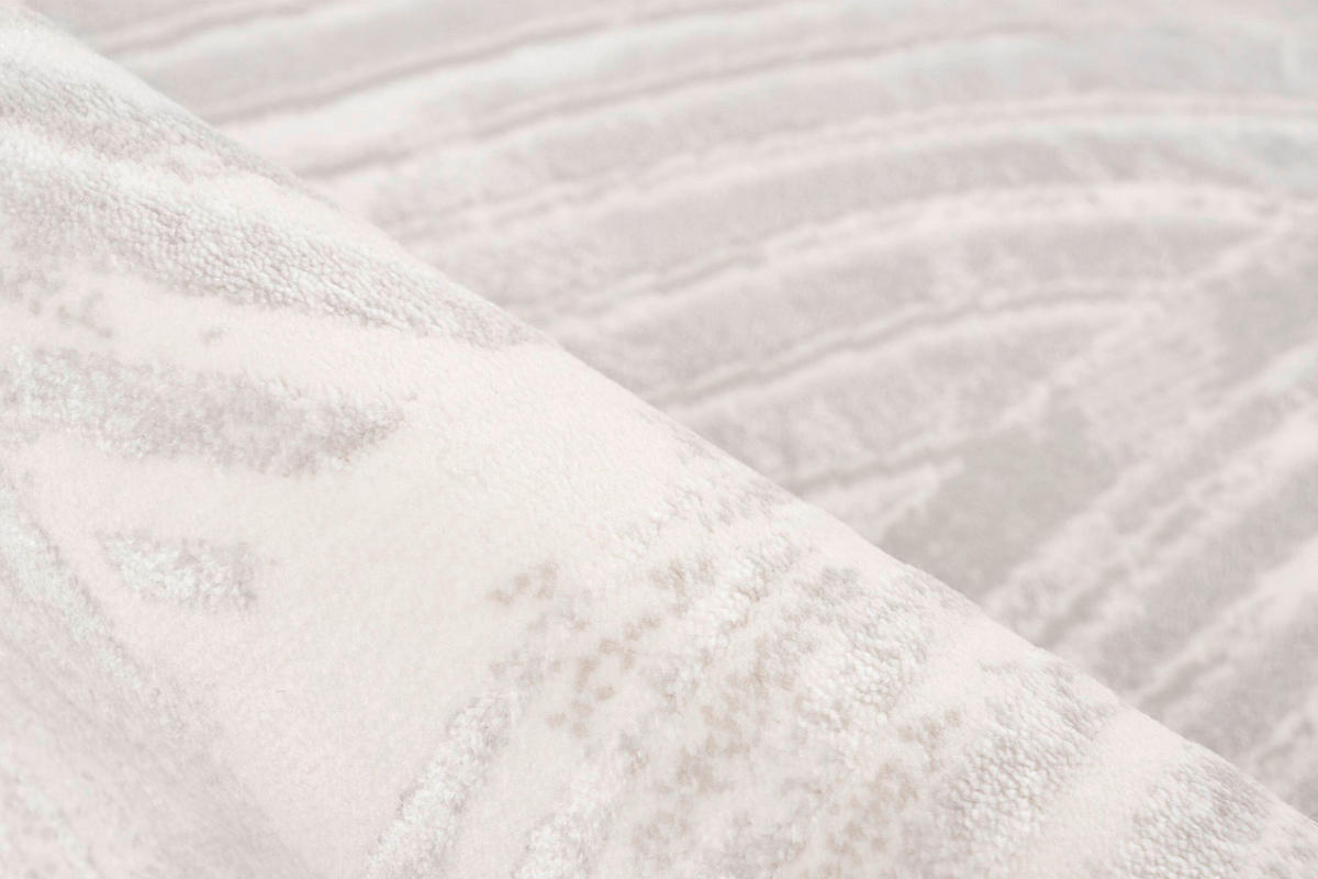 FLACHWEBETEPPICH 160/230 cm Jardin Silberfarben  - Silberfarben, Design, Textil (160/230cm) - Pierre Cardin