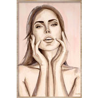 BILD 98/148/10 cm  - Hellbraun/Altrosa, Basics, Holz/Kunststoff (98/148/10cm)