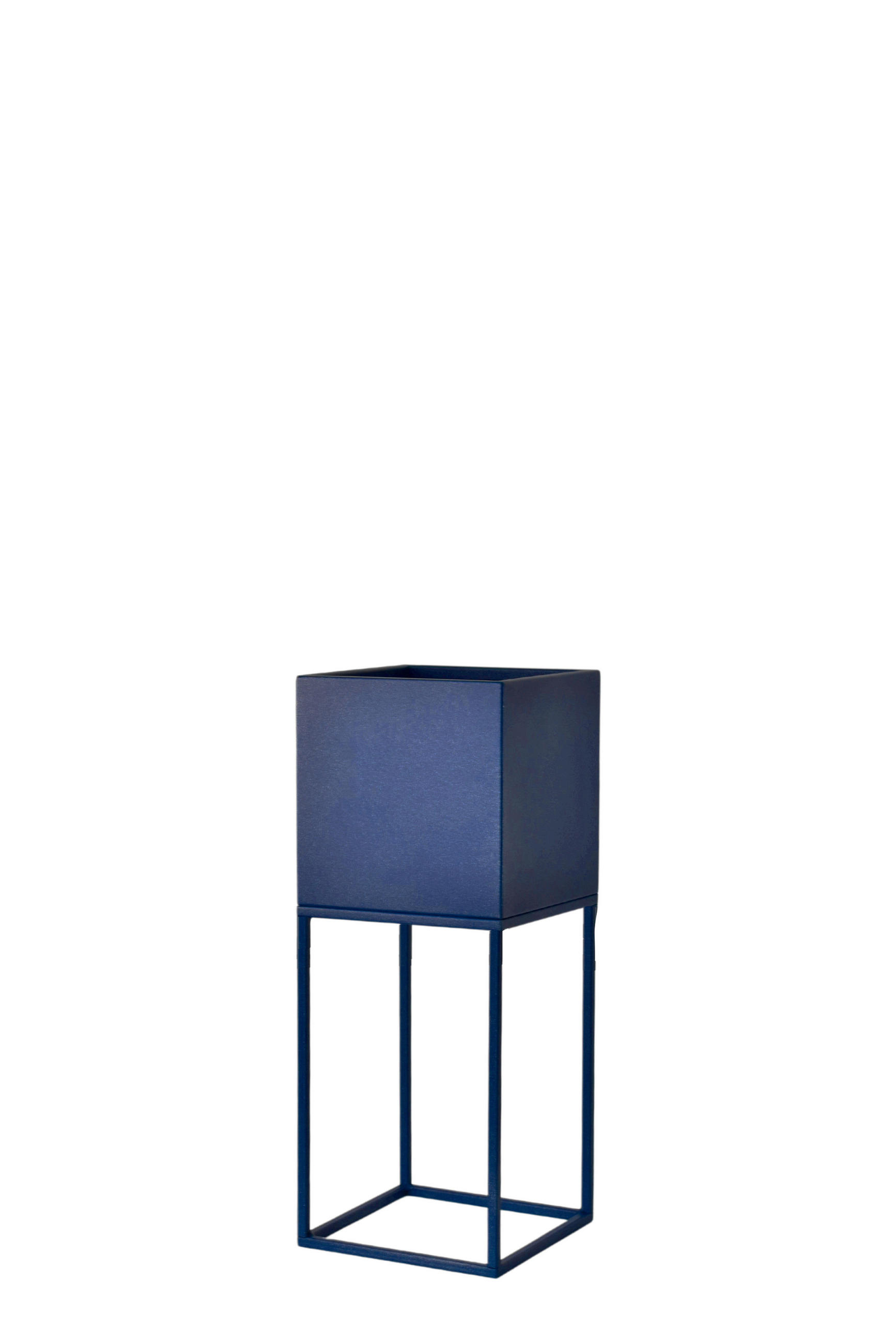 BLUMENSTÄNDER in Metall  - Dunkelblau, Basics, Metall (19/47/19cm)