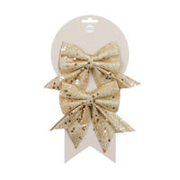 MAŠNA DEKORATIVNA - boje šampanjca, Basics, tekstil (12/13/0.5cm) - X-Mas