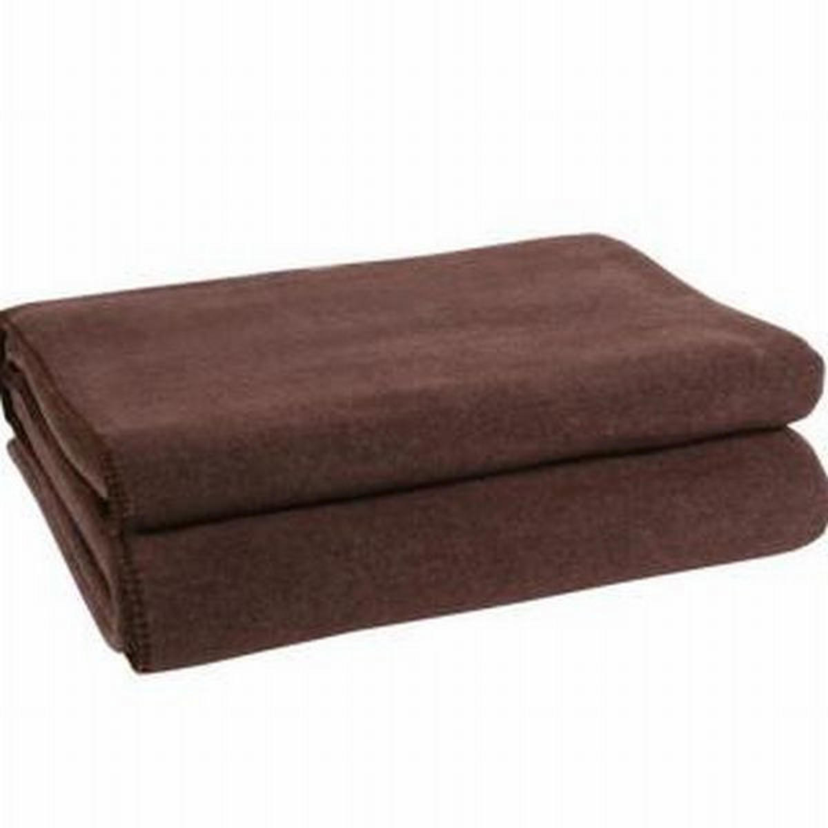 ODEJA SOFT FLEECE, RJAVA 160/200 cm temno rjava  - temno rjava, Konvencionalno, tekstil (160/200cm) - Zoeppritz