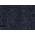 ECKSOFA  in Webstoff Dunkelblau  196/304 cm  - Schwarz/Dunkelblau, KONVENTIONELL, Textil/Metall (196/304cm) - Hom`in