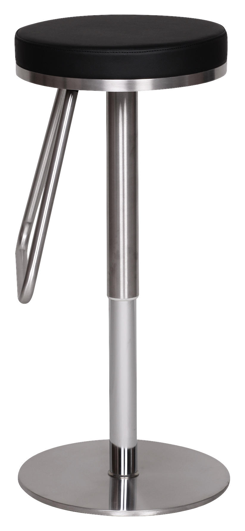 BARPALL i svart  - silver/svart, Modern, metall/textil (39/54/39cm) - MID.YOU